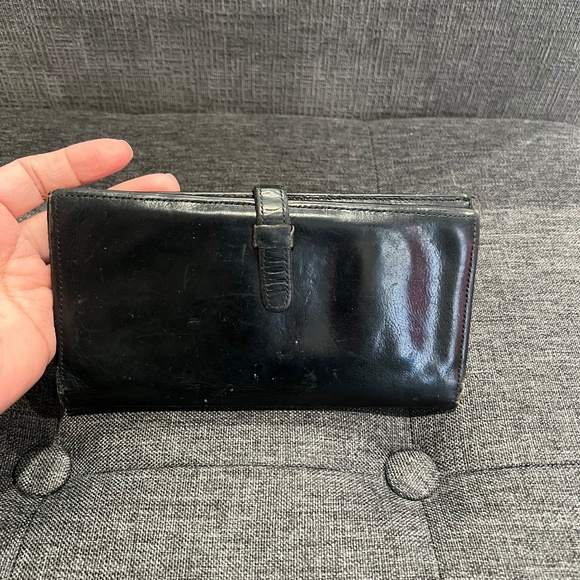 Coach Black Leather Wallet - Picture 1 of 9